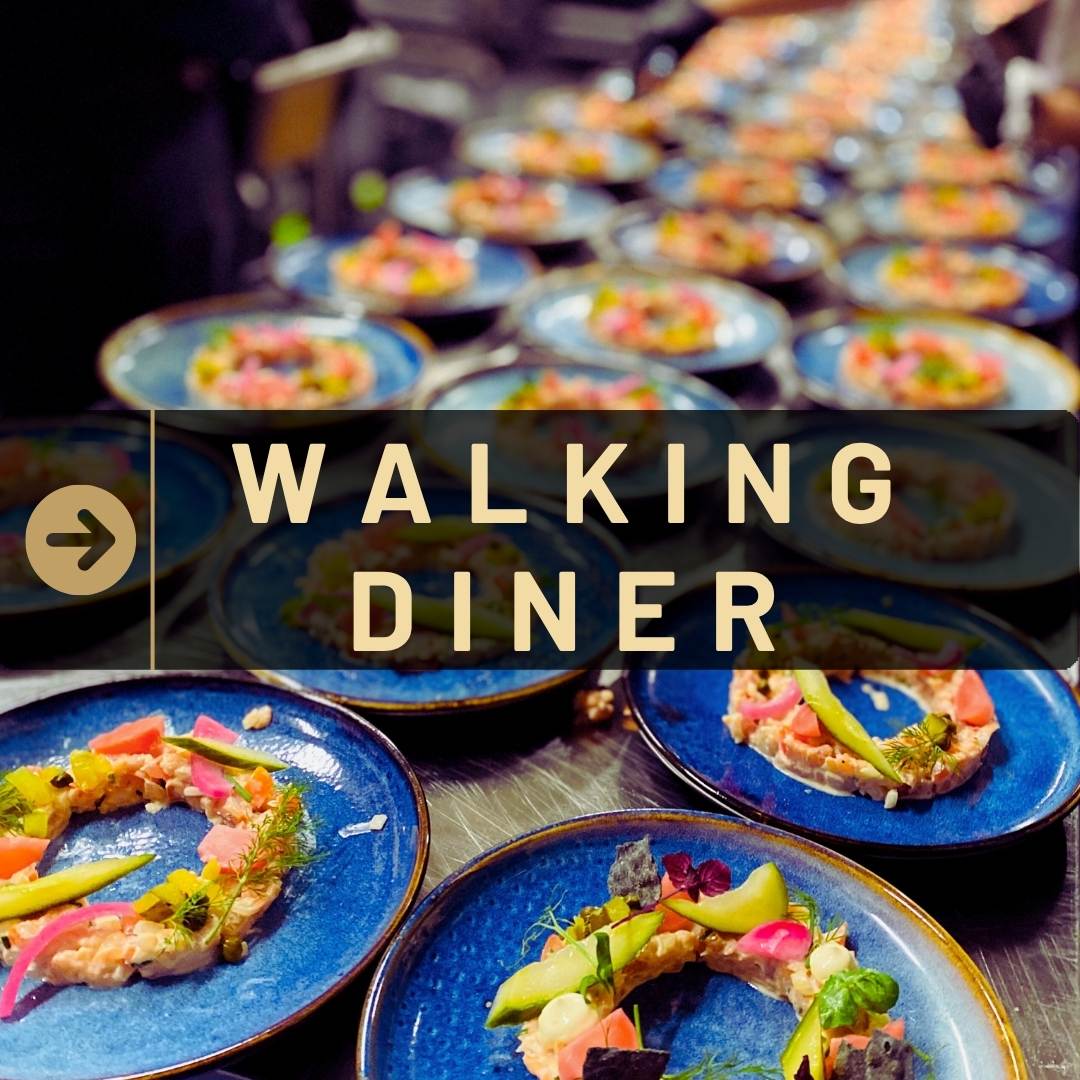 walking dinner catering